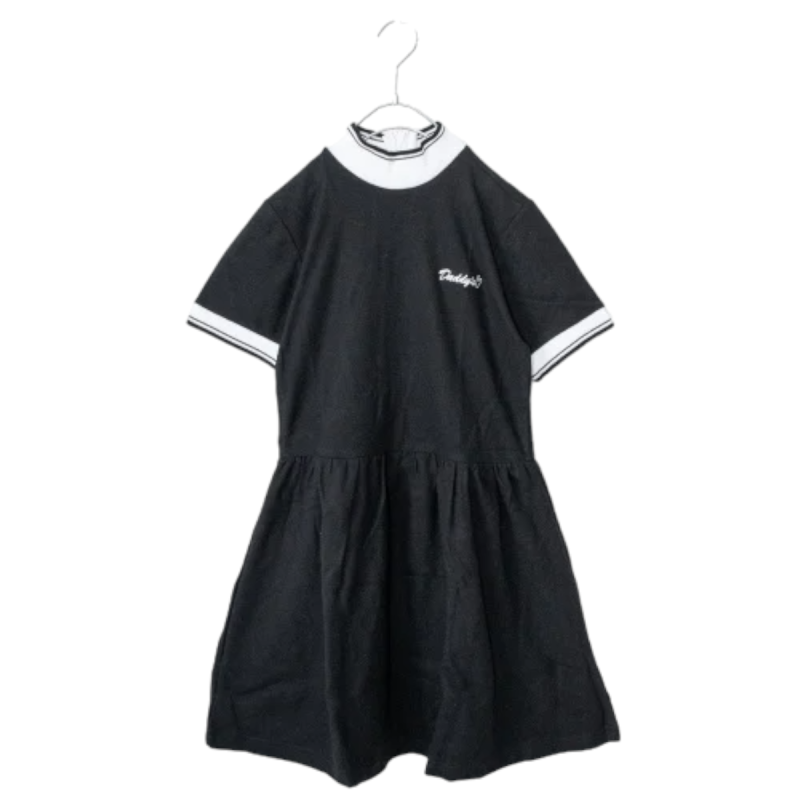 Glitters For Dinner Daddy's Polo ワンピース ポロシャツワンピース BLACK