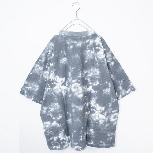 FILA ボックスロゴプリント タイダイ 半袖Tシャツ GRAY グレー