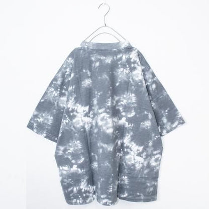 FILA ボックスロゴプリント タイダイ 半袖Tシャツ GRAY グレー
