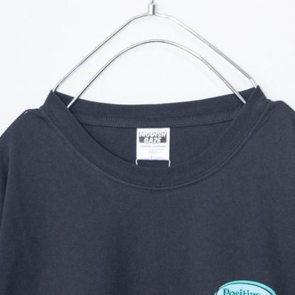 オーバルロゴ 半袖Tシャツ BLACK