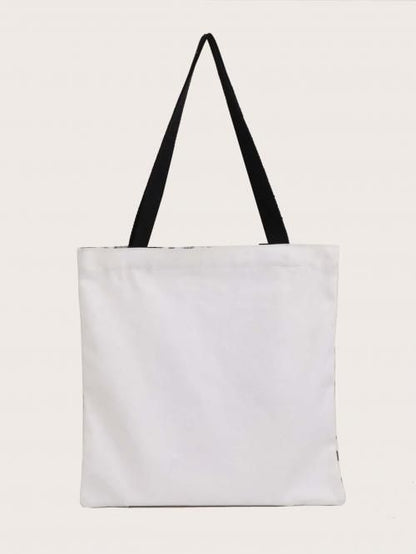 フルーツ柄 トートバッグ WHITE