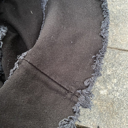 クロス 安全ピン 装飾 バケットハット BLACK