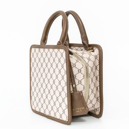 カクテル 刺繍トートバッグ WHITE