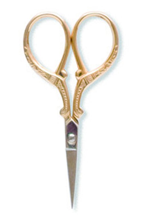 Embossed Design Mini Scissors GOLD