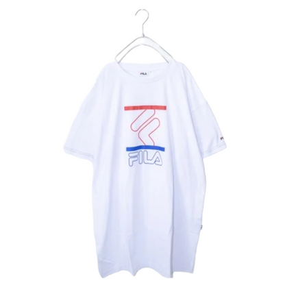 FILA Logo Graphic Short Sleeve T-Shirt WHITE