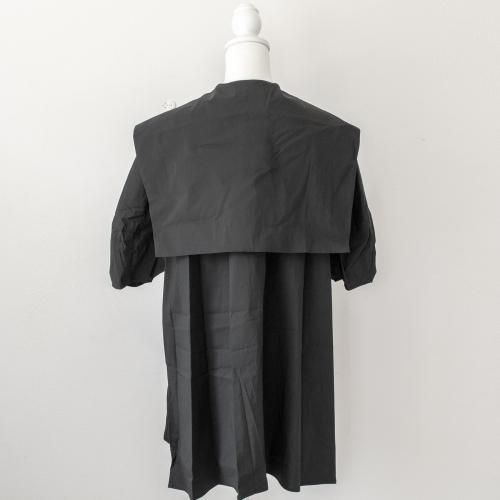 Brown&Street バックフラップ半袖シャツ BLACK
