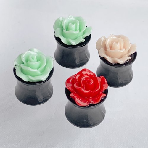 Rose body piercing set 10mm