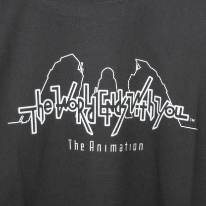 すばらしきこのせかい The Animation コラボレーション Main Logo 半袖Tシャツ BLACK AMSB001