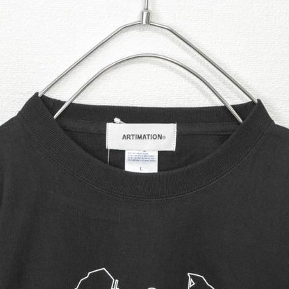 すばらしきこのせかい The Animation コラボレーション Main Logo 半袖Tシャツ BLACK AMSB001