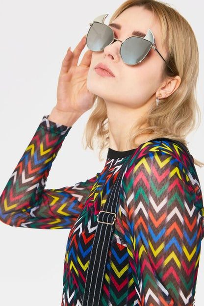 JAWBREAKER Devil Inside Shades in Silver (Silver) - YOUAREMYPOISON