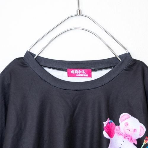 瑪莉社長 x ACDC RAG 愛BEAR ロンT BLACK