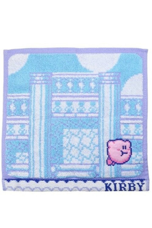 Kirby of the Stars Jacquard Handkerchief Towel Grape Garden