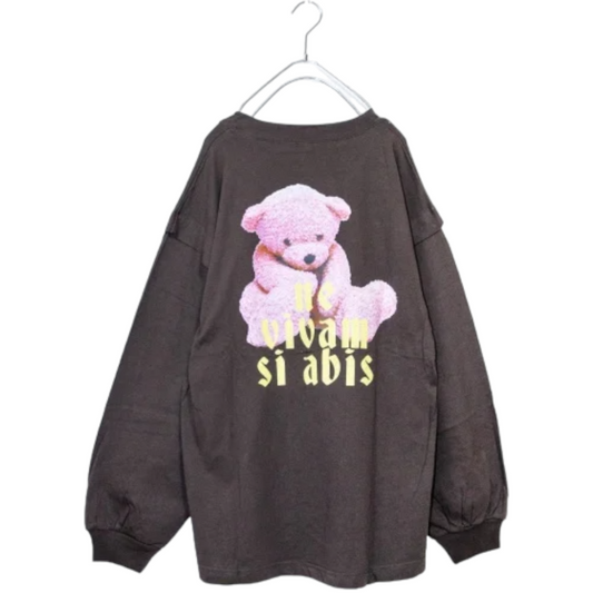 Crazy Teddy Bear L/S T-shirt - YOUAREMYPOISON