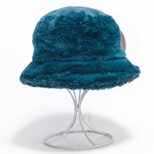 milsa エコファーバケットハット 洗濯機洗いOK Blue Green