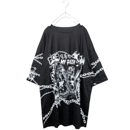 SUNCITY DOLL x ACDC RAG Sweet My Pain Huge T-shirt - YOUAREMYPOISON