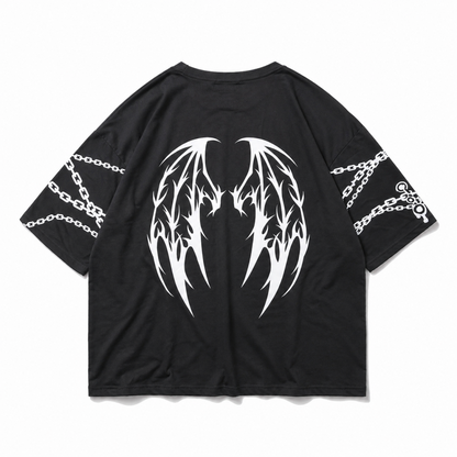SUNCITY DOLL x ACDC RAG Sweet My Pain ヒュージTシャツ BLACK