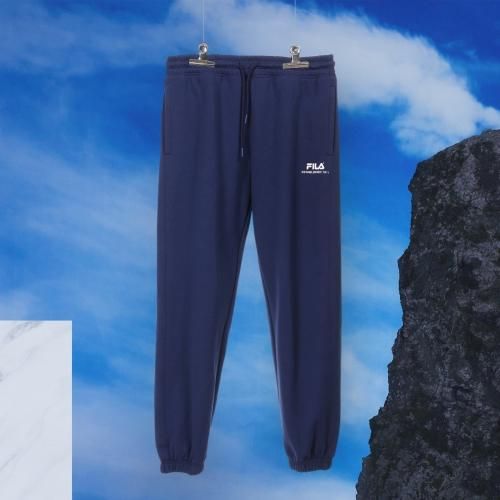 FILA【Find your Basics】BTS着用モデル スウェットパンツ NAVY ネイビー