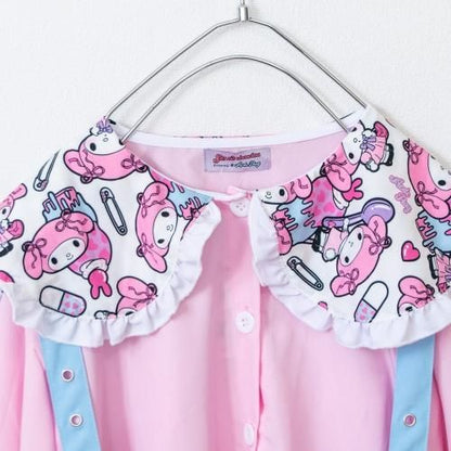 ACDC RAG x サンリオ マイメロディ ハーネス付き 長袖ブラウス PINK ピンク