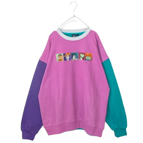 TOY STORY Crazy Character Embroidered Sweat Top