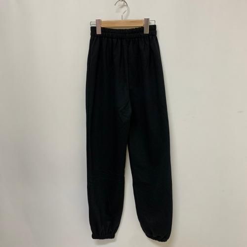 ミニ裏毛レイヤード風スウェット セットアップ BLACK