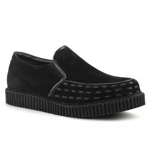 [Ready to ship] Demonia Loafer Creeper Shoes V-CREEPER-607 BLACK