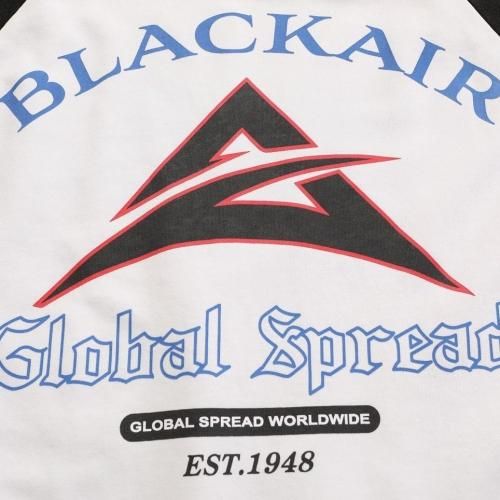 MADE EXTREME BLACK AIR バイカラースポーティ ダメージデザイン ロンT Black/White