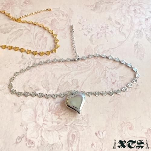 XTS ハートチェーンチョーカー SILVERTS0224