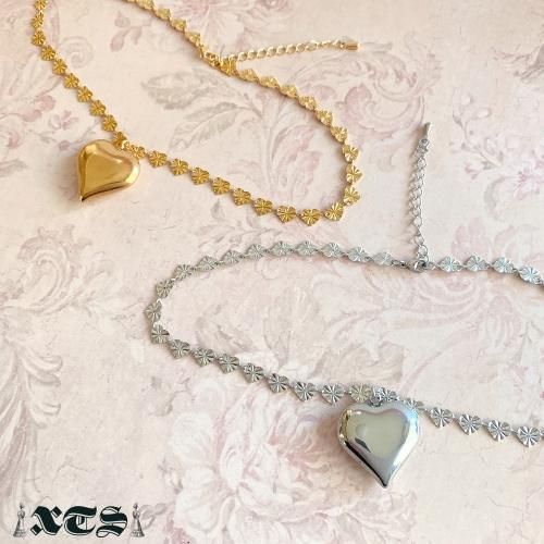 XTS ハートチェーンチョーカー SILVERTS0224