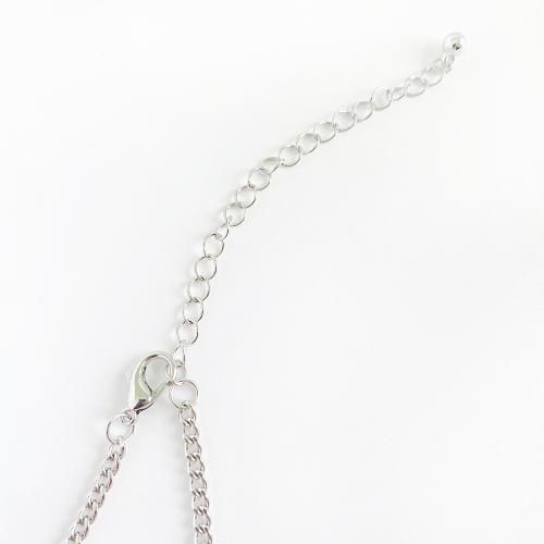 ロゴハート チェーンネックレス SILVER