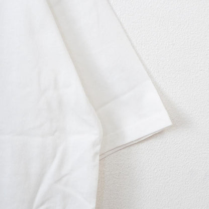 なめ猫 バックフォトオーバーシルエット 半袖Tシャツ WHITE