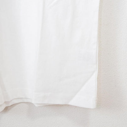 なめ猫 バックフォトオーバーシルエット 半袖Tシャツ WHITE