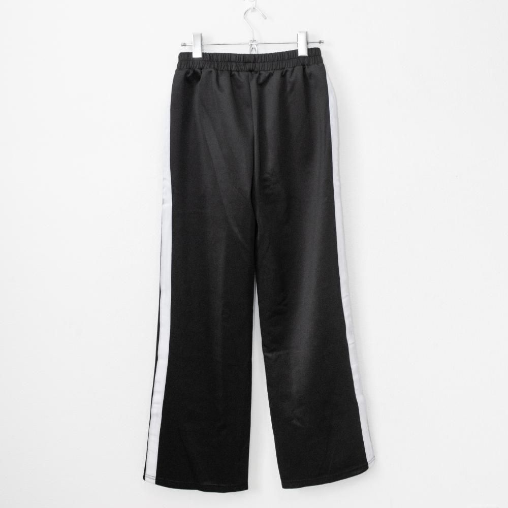 ACDC RAG サイドダブルライン ジャージ ロングパンツ BLACK