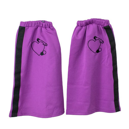 ACDC RAG サイドダブルライン ジャージ ショートパンツ PURPLE