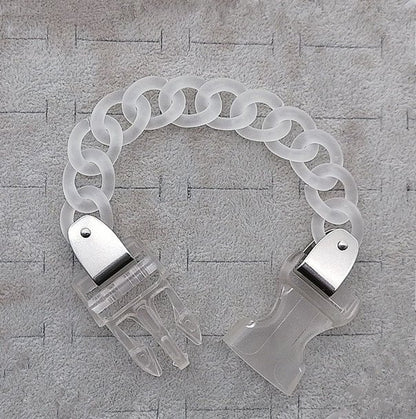 Plastic Buckle Chain Bracelet Clear