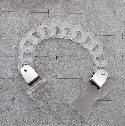 プラスチック バックルチェーン ブレスレット Clear