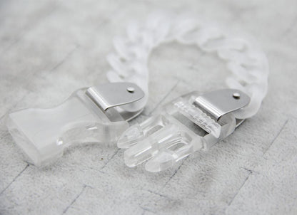 プラスチック バックルチェーン ブレスレット Clear