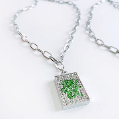 Basis 機械 ネックレス RED