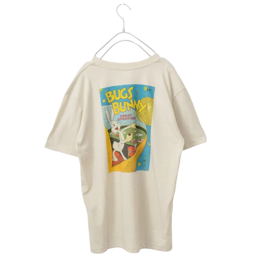 Loony Tunes Character Space Ship S/S T-shirt (Beige) - YOUAREMYPOISON