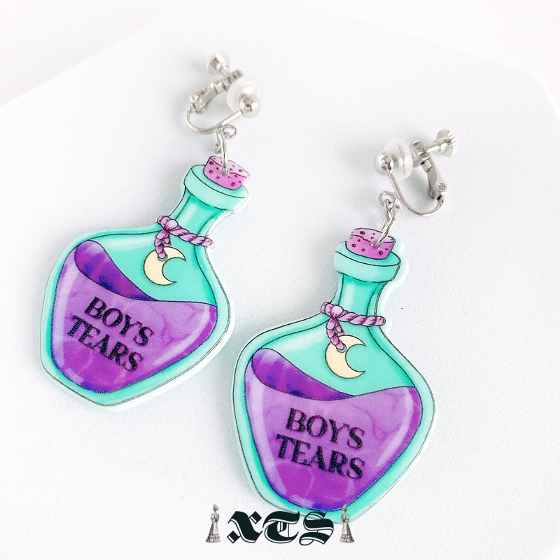 XTS 涙ボトル Boys Tears Bottle イヤリング TS0262