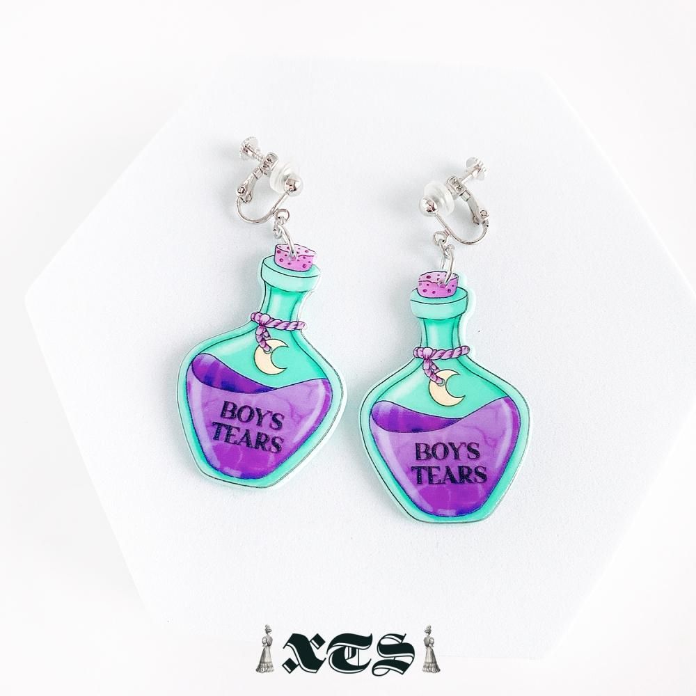 XTS 涙ボトル Boys Tears Bottle イヤリング TS0262
