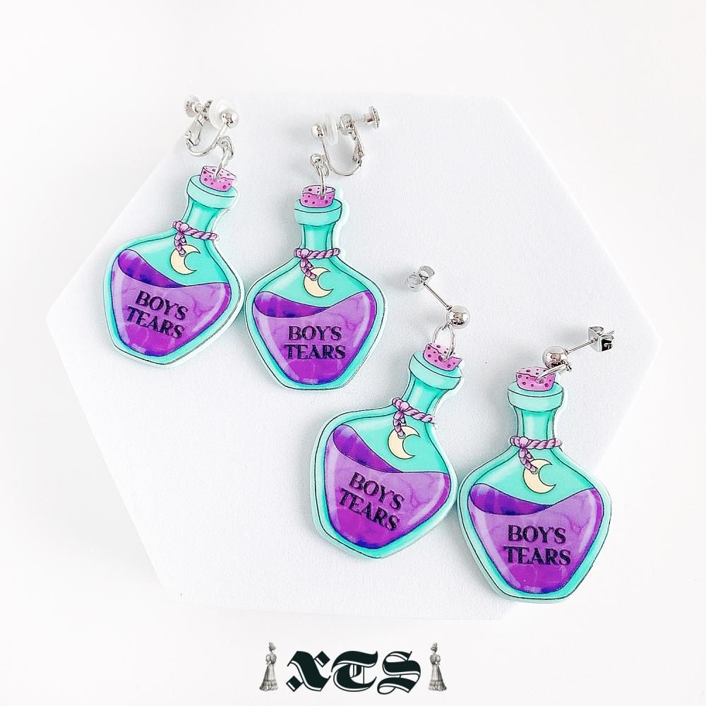 XTS 涙ボトル Boys Tears Bottle イヤリング TS0262