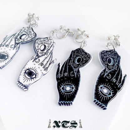 XTS タトゥーハンド Tattoo Hand With Planchette イヤリング TS0264