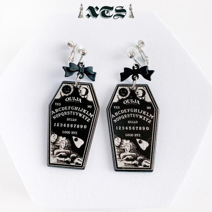 XTS 棺桶 Coffin Ouija Board Ribbon イヤリング TS0265