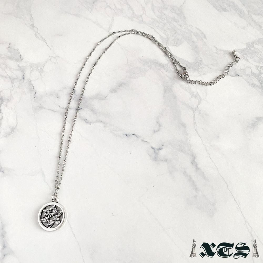 XTS Hexagram 六芒星 ネックレス SILVER TS0248