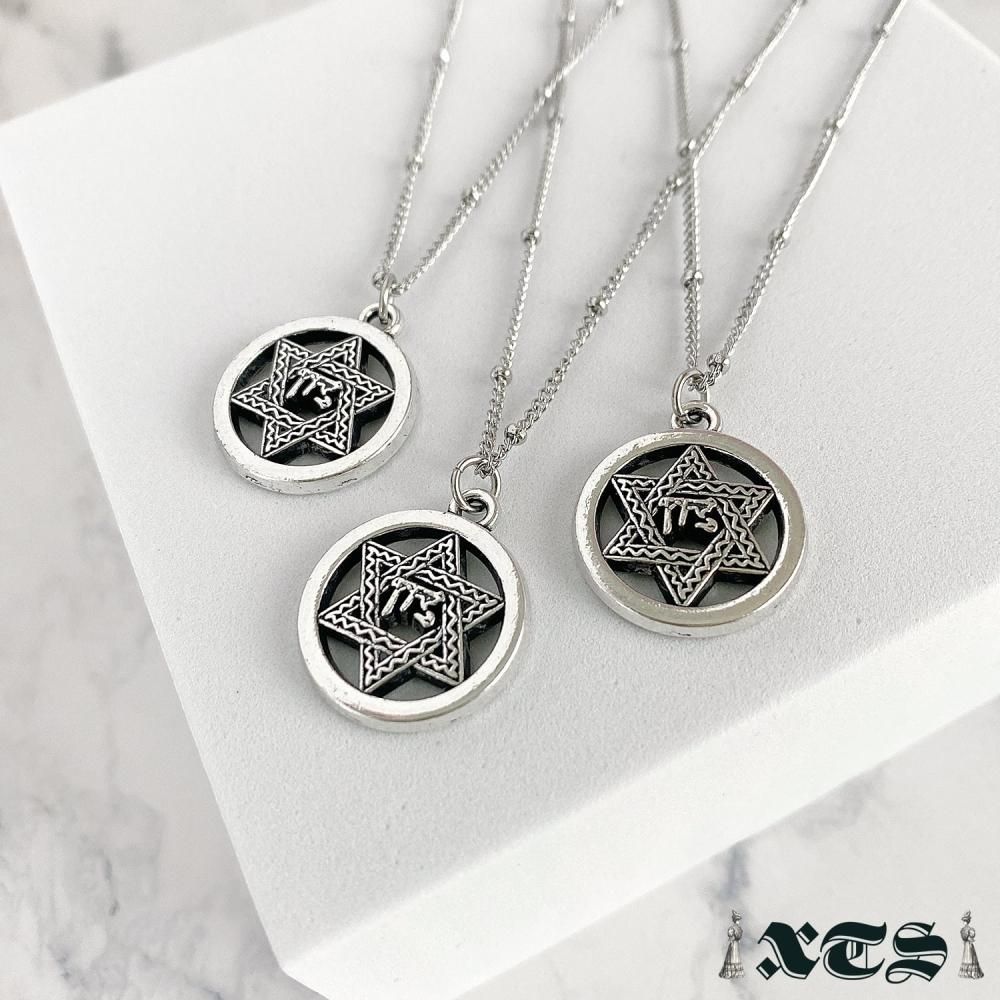 XTS Hexagram 六芒星 ネックレス SILVER TS0248