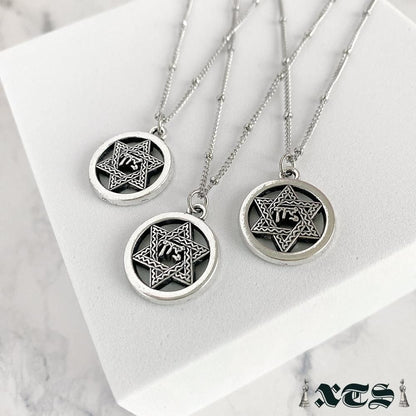XTS Hexagram 六芒星 ネックレス SILVER TS0248