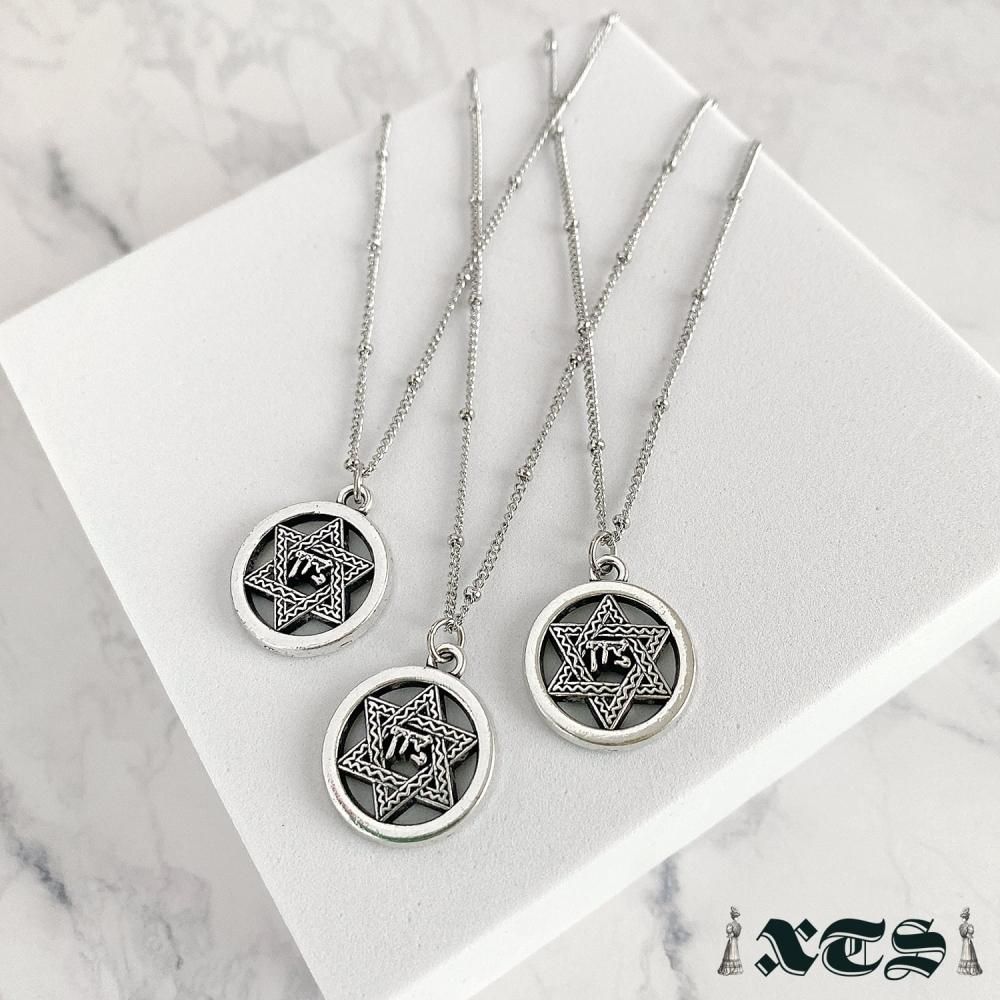 XTS Hexagram 六芒星 ネックレス SILVER TS0248