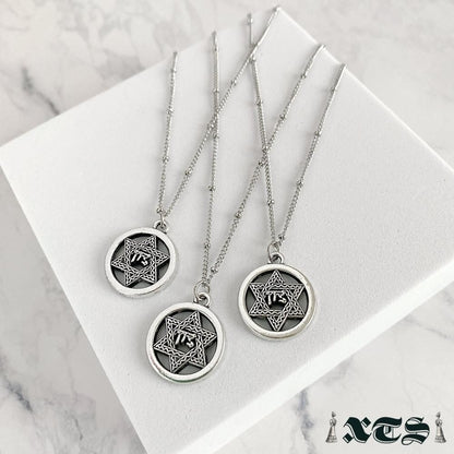 XTS Hexagram 六芒星 ネックレス SILVER TS0248