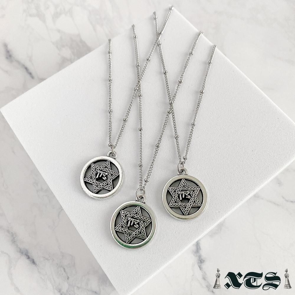 XTS Hexagram 六芒星 ネックレス SILVER TS0248