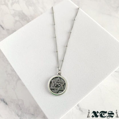 XTS Hexagram 六芒星 ネックレス SILVER TS0248